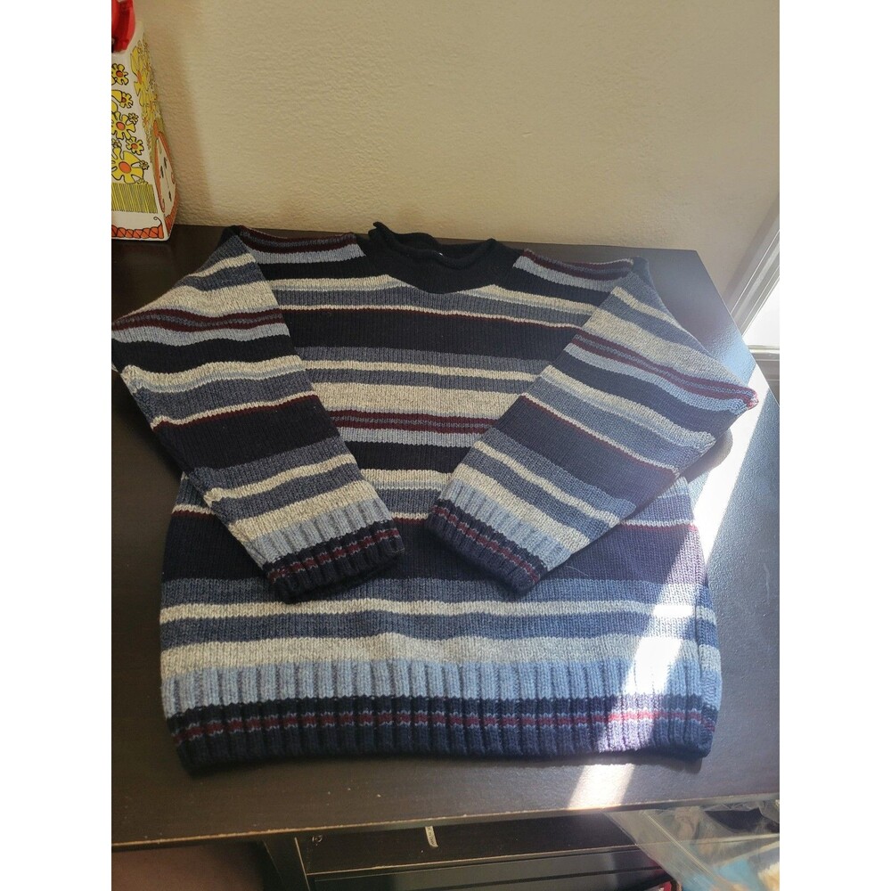 Vintage Falls Creek Striped long Sleeve Kids Sweater